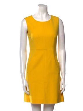 Diane von Furstenberg Sheath Dress/ Sunshine Yellow / Size 0